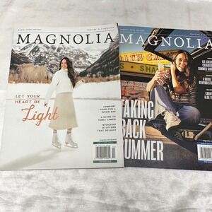 Magnolia Journal Magazine Lot 2024 Issues 31 33 Summer Winter Exc. Joanna Gaines
